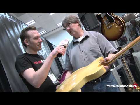 NAMM '13 - Gibson Memphis Scotty Moore ES-295, ES-335 Bass, Luther Dickinson ES-335 & More