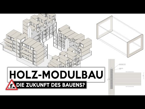 Ist Holz-Modulbau die Zukunft des Bauens? Unser Abschlussprojekt im Masterstudium Bauingenieurwesen!