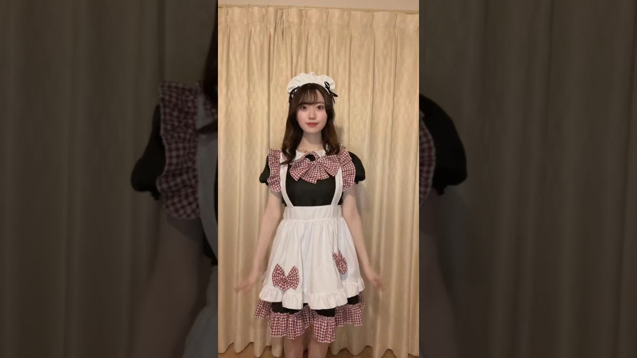 バレンタイン衣装きたよ🍫❤️ #shorts #ハピチョコ #FRUITSZIPPER#メイド