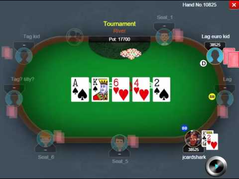 Weekly Poker Hand, Episode 63: Middle pair versus a LAG kid