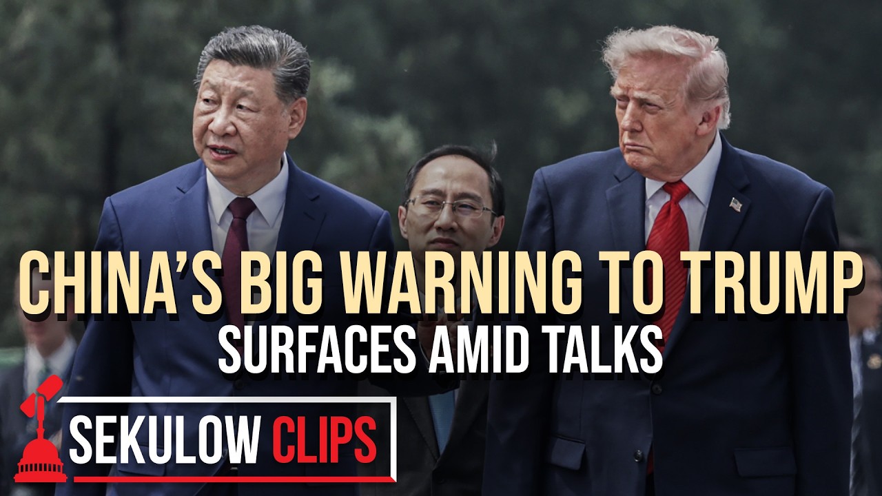 China’s Big Warning to Trump Surfaces Amid Talks