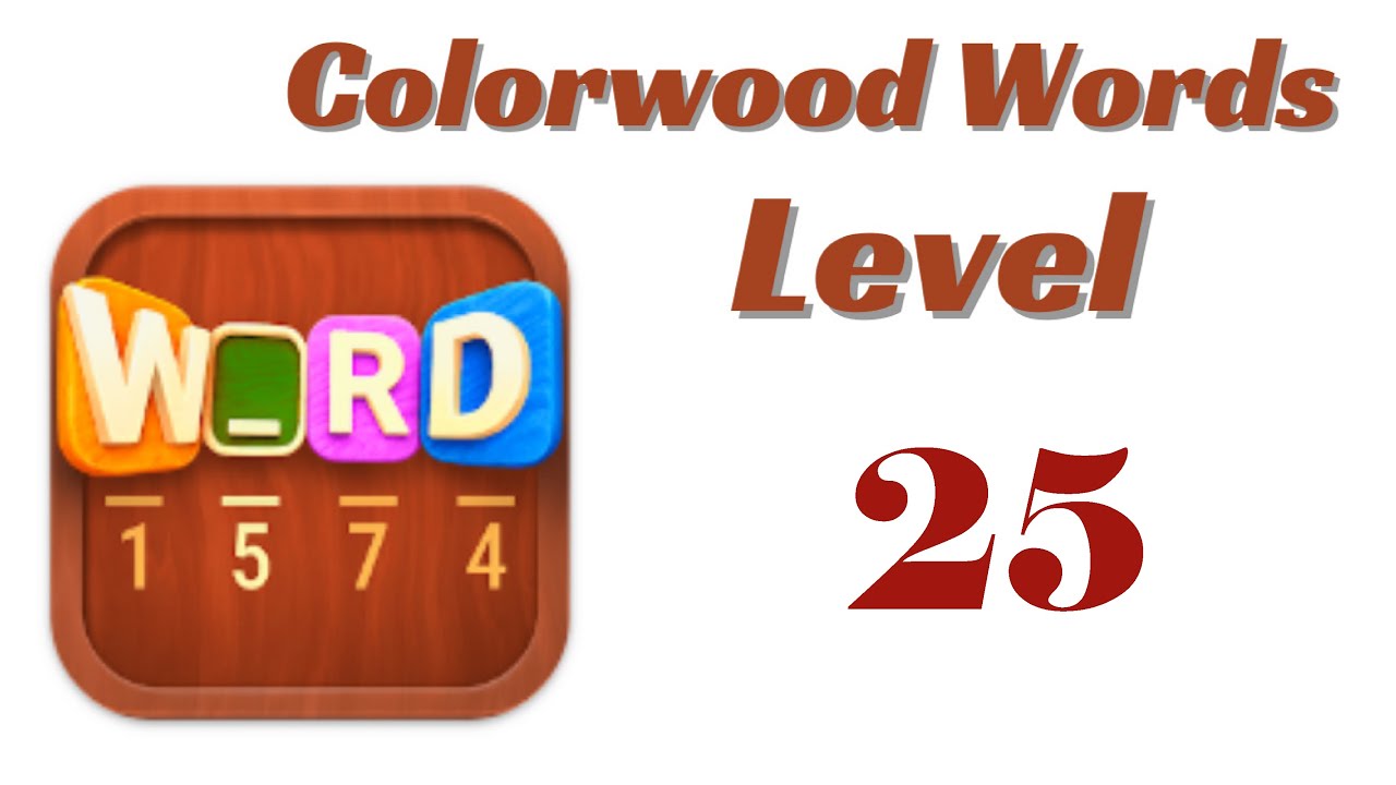 Colorwood Words level 25