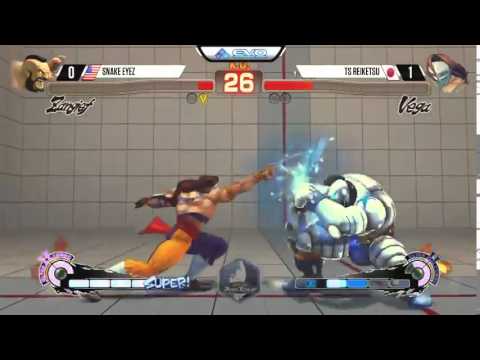 Snake Eyez vs Reiketsu  - USF4 TOP32 - SEMI FINALS - EVO2015 #evo2015