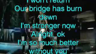 Ashley Tisdale It's Alright, It's ok music video and lyrics on screen