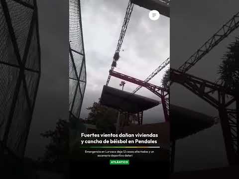 🌪 Fuertes brisas dejan 12 casas afectadas en Pendales, Luruaco – Atlántico