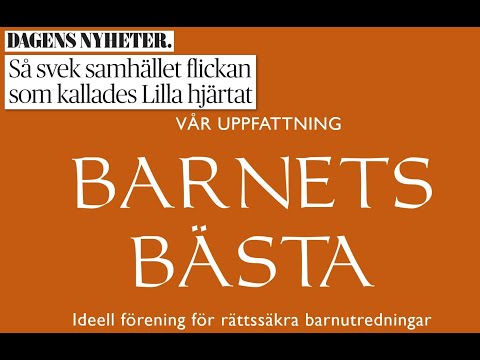 Barnets bästas ställningstagande Barnets bästas ställningstagande