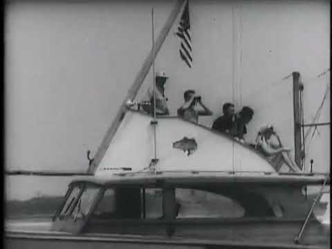 From the Archives: Mrs. Kennedy and Astronaut John Glenn Water Skiing in Hyannis
