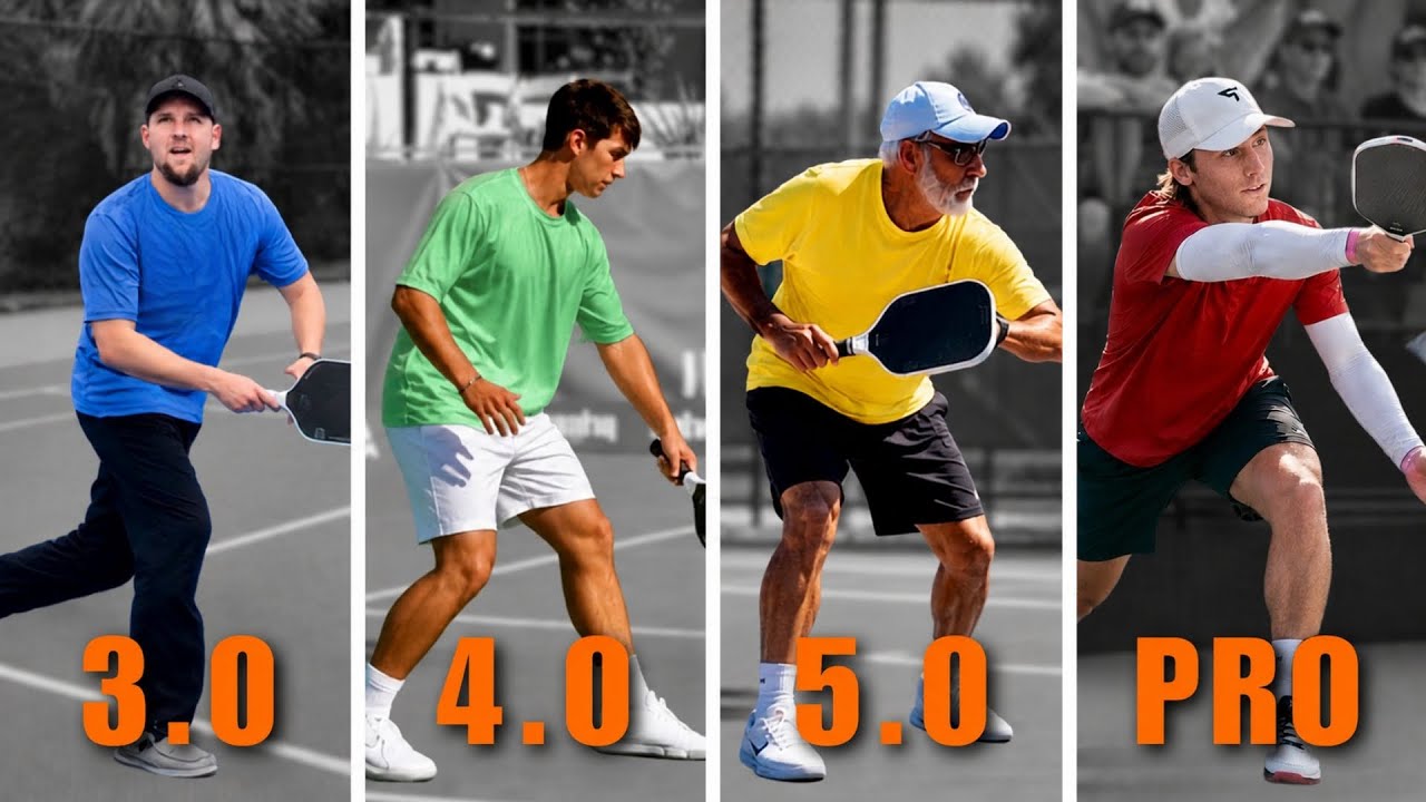 Every Pickleball Skill Level Explained From 3.0 to Pro