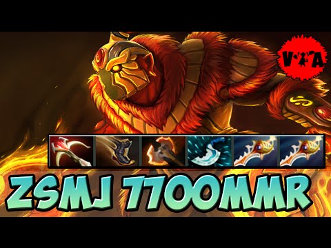 Dota 2 - ZSMJ 7700 MMR Plays Ember Spirit vol #1 - Ranked Match