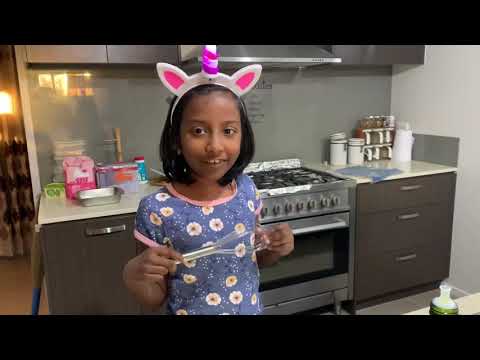 Jerusha Pearl baking cake