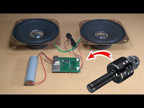 power full 2 speaker using WS-858 mic | WS 858 mic| Bluetooth speaker, mic, USB, Aux, FM | Amplifier