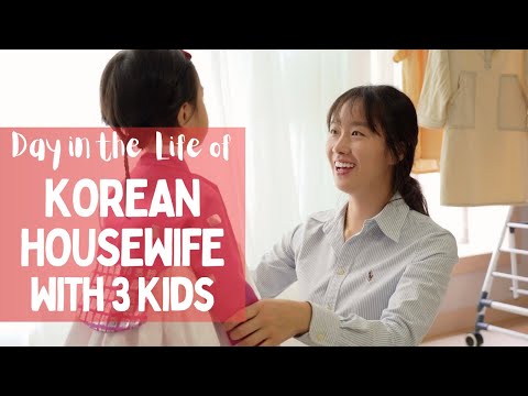 Day in the Life of Korean Housewife with Three Kids