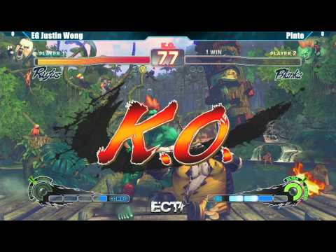 SSF4 AE2012 EG Justin Wong vs Pinto - ECT4 Tournament