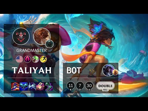 Taliyah Bot vs Kai'Sa - NA Grandmaster Patch 10.25b