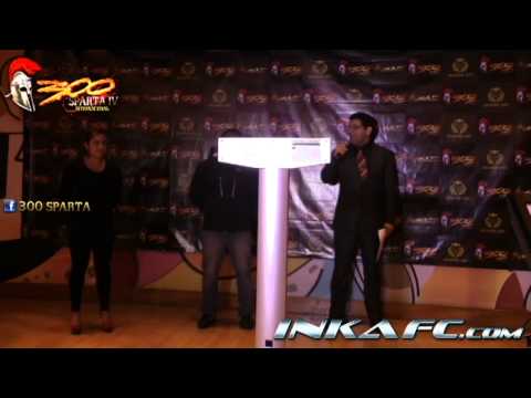 300 SPARTA IV - PESAJE Y CAREO: (PER) YELKA TORRES "LA PRINCESA INKA" VS CARINA DAMM "BARBIE" (BRA)