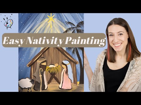 Beginner Nativity Painting
