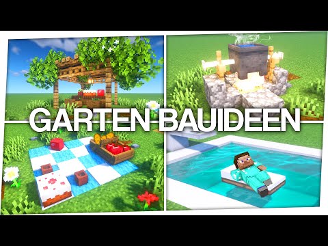 5 Garten Bauideen in Minecraft 🌳