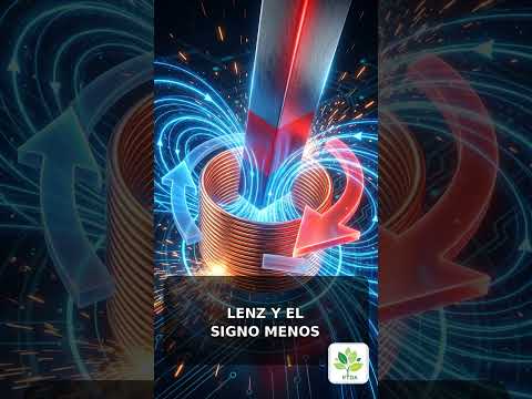 ⚡ Ley de Faraday EBAU: el signo negativo en 60 SEGUNDOS | Lenz #shorts
