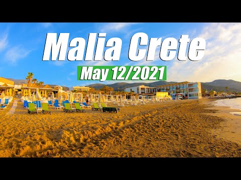 Malia walking tour, Crete Greece 2021