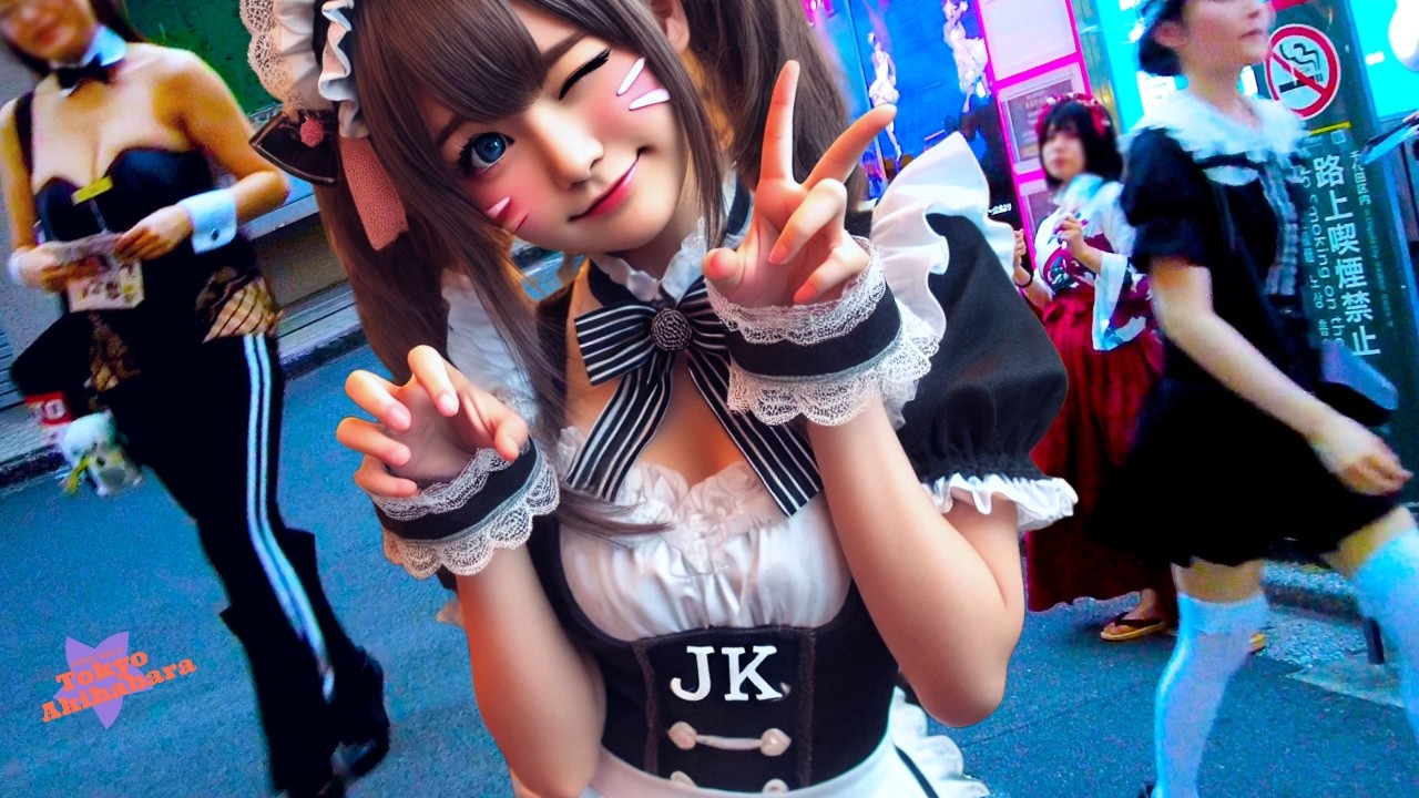 Tokyo Akihabara 🐶 Real Town 💖 4K Nonstop 1 Hour