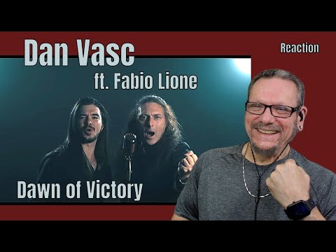 Dan Vasc | Dawn Of Victory ft. FABIO LIONE - Rhapsody Cover | First Time Hearing