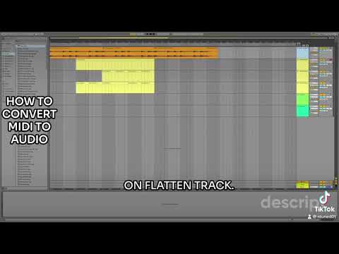 How to Convert MIDI to Audio (Freeze and Flattening) on Ableton 🔊💥