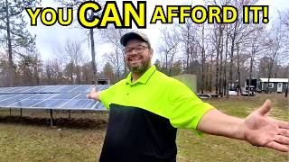87 Dollars For Solar Panels. WOW !!