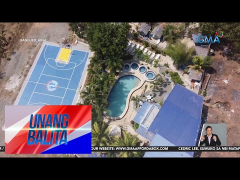 Hugis-paa na swimming pool, dinarayo UB