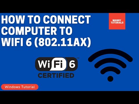 How to check if computer supports Wifi 6 Connection - 802.11ax