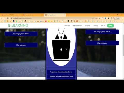 Online E-Learning with Payment in PHP Application Projects