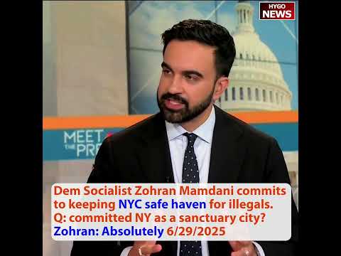 Senate FINISH reading BBB 16 HRS; Dem Socialist Mamdani sanctuary city; Trump fed tough financially