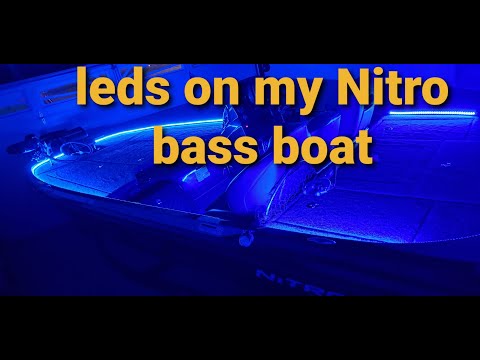 LED lights on my nitro Z18 bass boat