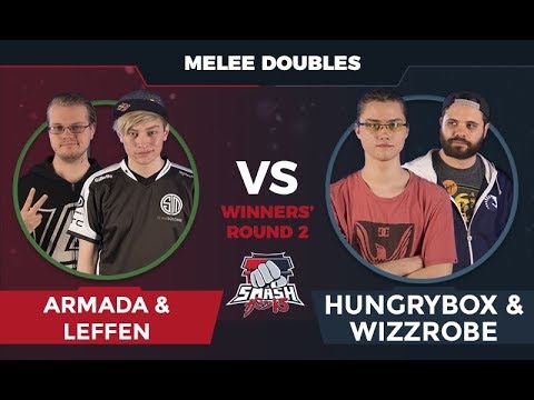 Armada/Leffen vs Hungrybox & Wizzrobe - Melee Doubles: Winner's Round 2 - Smash Summit 5