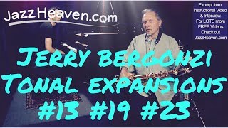 Master Teacher JERRY BERGONZI on Tonal Expansions / Pygmy Scales: #13 #19 #23 JazzHeaven.com Excerpt