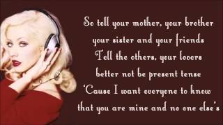 Christina Aguilera  Ain&#39;t No Other Man Lyrics