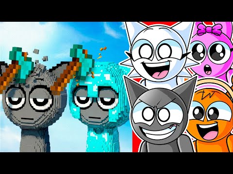 IMPROVING SPRUNKI GRAYS ARMOR Until he SURVIVES!