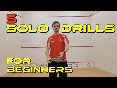 Squash | 5 EASY Solo Routines For Beginners