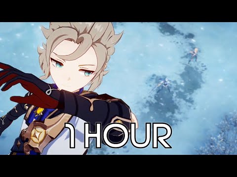 Cryo Albedo Theme Music 1 HOUR - Shadows Amidst Snowstorms, Pt. 3 (tnbee mix) | Genshin Impact