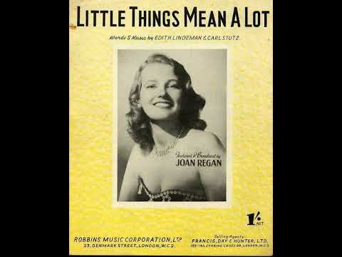 Joan Regan  : Little Things Mean A Lot