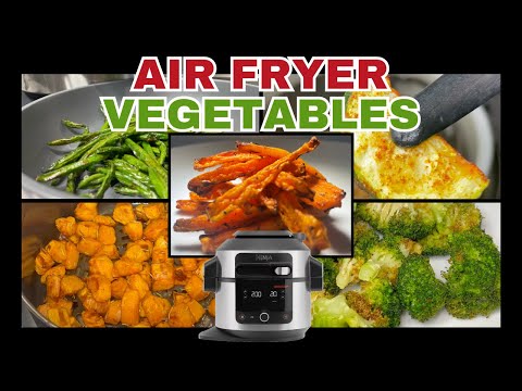 5 *AIR FRYER* VEGETABLE RECIPES | You'll never boil again! Perfectly Tender & Crisp