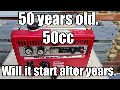 1960s Honda ED250 DC only generator. Will it run?.