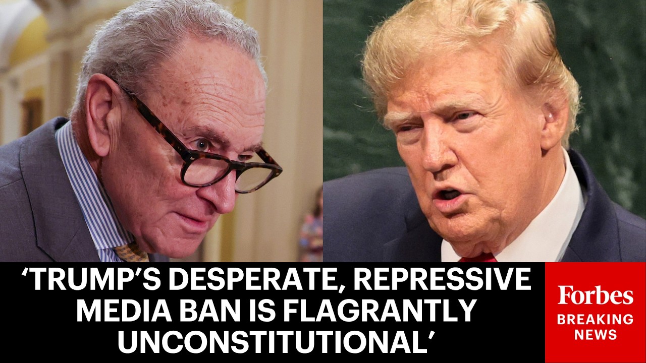 Video: Schumer Blasts Trump Media Ban, Xi Welcome, Iran War, Big Oil Ties on Senate Floor