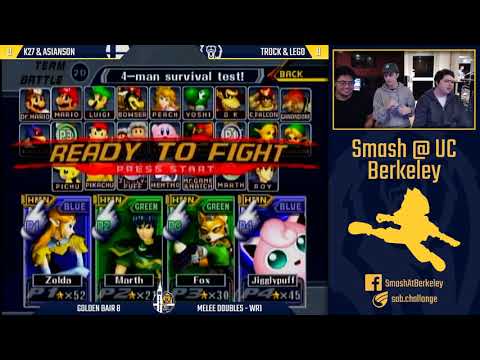 Golden Bair 8 - Melee Doubles WR1 - K27 & Asianson vs Trock & Lego