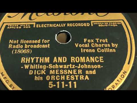 Rhythm And Romance - Dick Messner And His Orchestra 1935