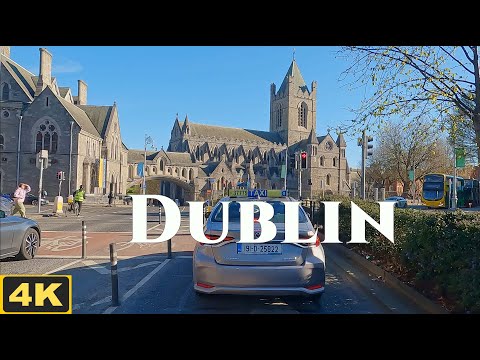What is it like to DRIVE around DUBLIN City center?  #ireland #dublin #drive #4k