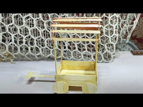 How to make ice cream sticks room decoration