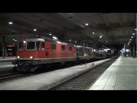 AutoSlaap Trein Hertogenbosch - Alessandria in Basel am 29.9.12