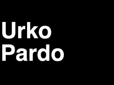 How to Pronounce Urko Pardo APOEL FC Football Futbol Goal Penalty Kick Yellow Red Card Injury