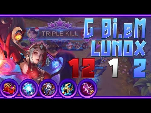 LUNOX WORLD BEST G Be.EM Gameplay and Build By Top Global Lubox in Mobile Legends 😍