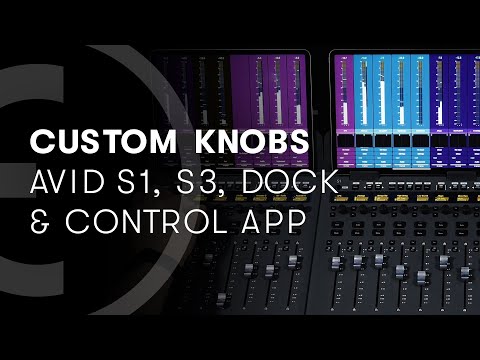 EUCON: Custom Knobs for Avid Small Format Surfaces